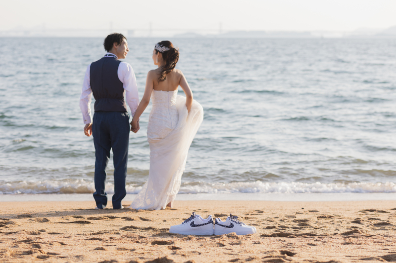 フォトスタジオRADIANCE 岡山本店_海で撮影できる