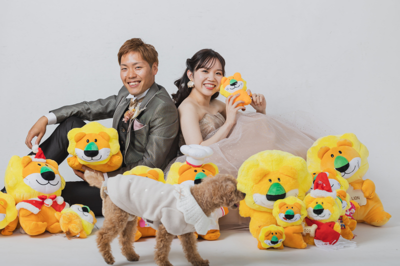 フォトスタジオRADIANCE 岡山本店_カラードレスが豊富