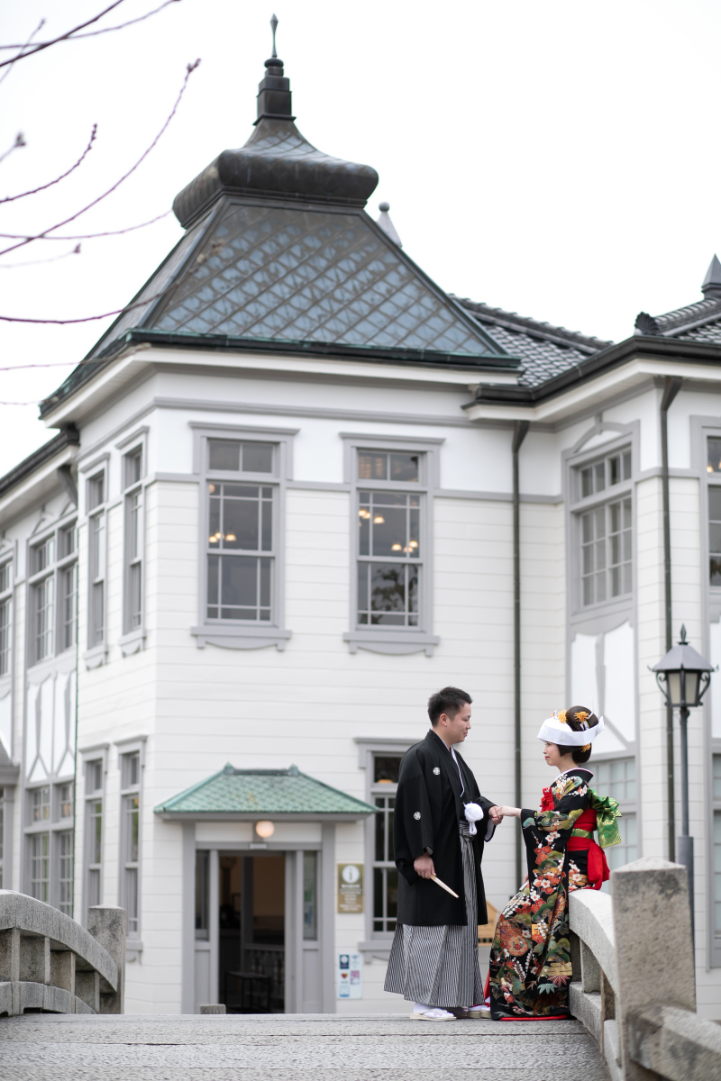 倉敷美観地区にて