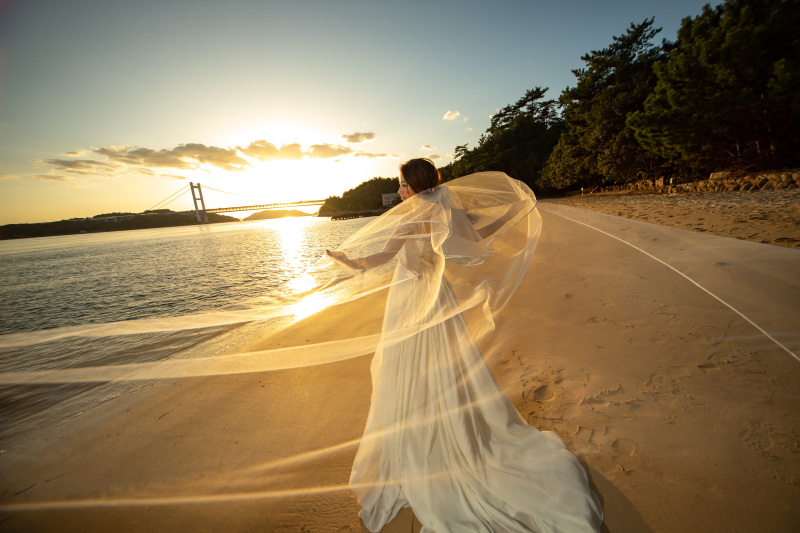 フォトスタジオRADIANCE 岡山本店_海で撮影できる