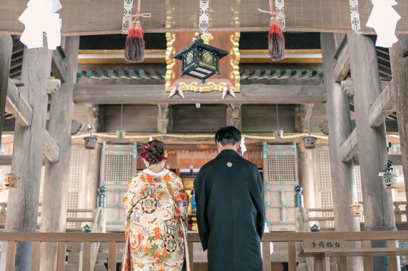 フォトスタジオRADIANCE 岡山本店_神社・寺院で撮影できる