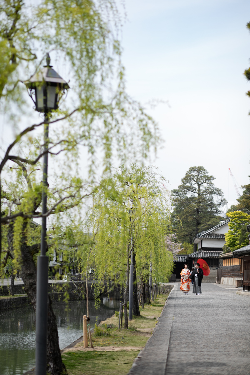 美観地区でお散歩