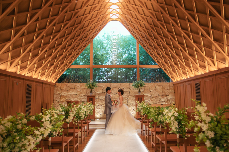 フォトスタジオRADIANCE 岡山本店_チャペルで撮影できる