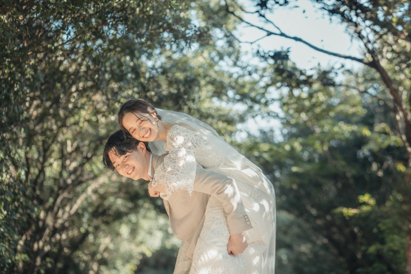 自然体なおふたりらしさあふれる写真を心がけています