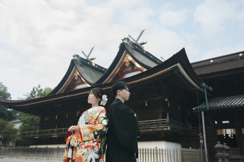 【撮影データ約300枚】和装洋装選べる衣裳3点ロケーションプラン|衣装・ヘアメイク・撮影データ