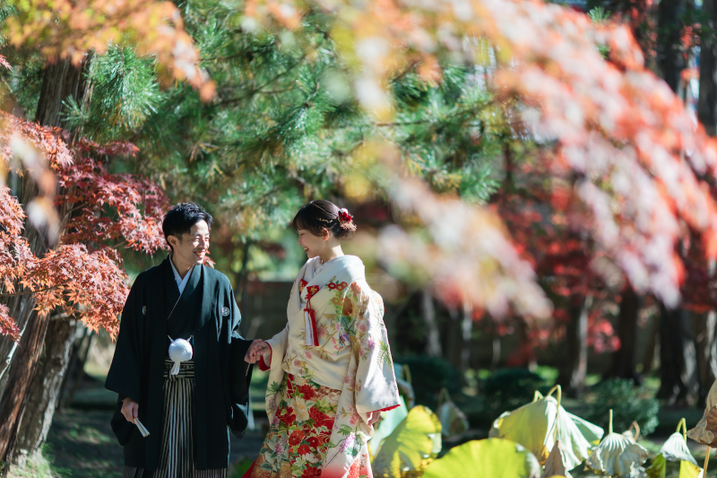 【最大5万円OFF|紅葉シーズンプラン】紅葉ロケーション撮影+12月・1月・2月にスタジオまたはロケーション