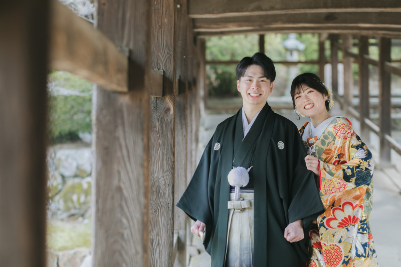 【撮影データ約300枚】和装洋装選べる衣裳3点ロケーションプラン|衣装・ヘアメイク・撮影データ