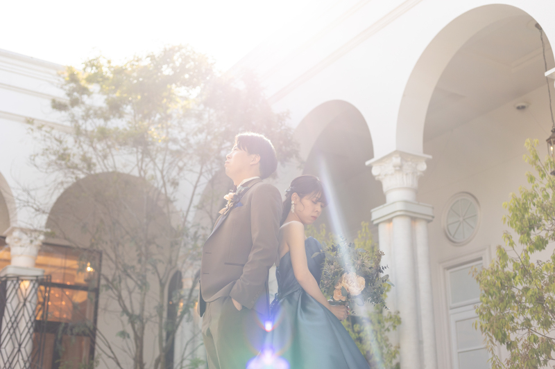 【本物のチャペルで撮影できる|挙式風フォトプラン】家族と一緒にチャペルでドレス2点撮影