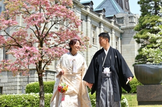 新緑ロケーションプラン｜和装2着｜衣装は追加なしで選び放題｜衣装、美容、データ、ロケ費用、着付け込み