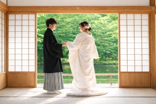 新緑ロケーションプラン｜和装1着｜衣装は追加なしで選び放題｜衣装、美容、データ、ロケ費用、着付け込み