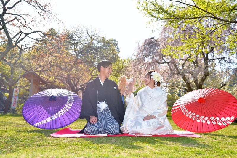 和装1着ロケーションプラン(ファミリー)+台紙付きお写真1枚