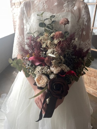 ブーケ　レッドホワイト