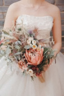 ブーケ　ピンクホワイト