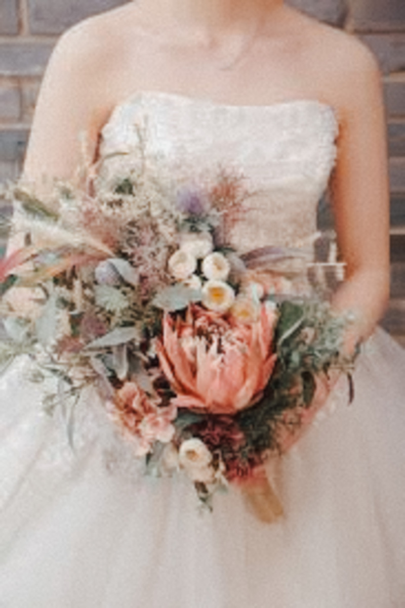 ブーケ　ピンクホワイト