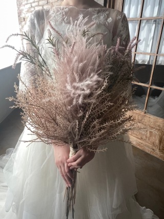 ブーケ　ブラウン