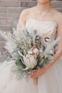 ブーケ　ホワイトグレー