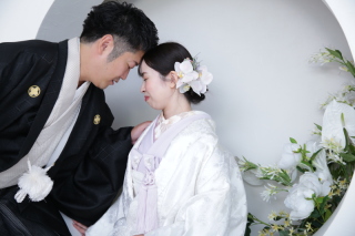 1dayフォトプランで撮影されたおふたり