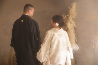 データまるごとプランで和装2着撮影のおふたり