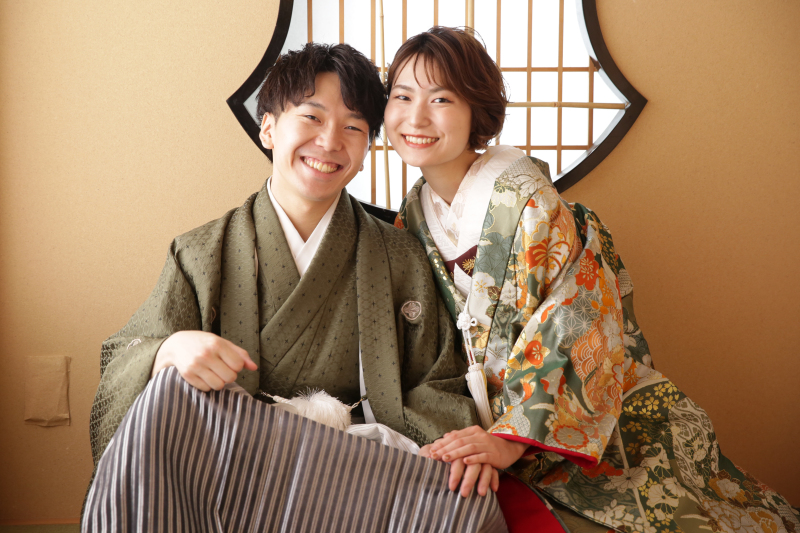 お座敷での撮影も忘れずに♪