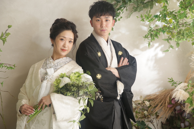 白無垢×紋付袴