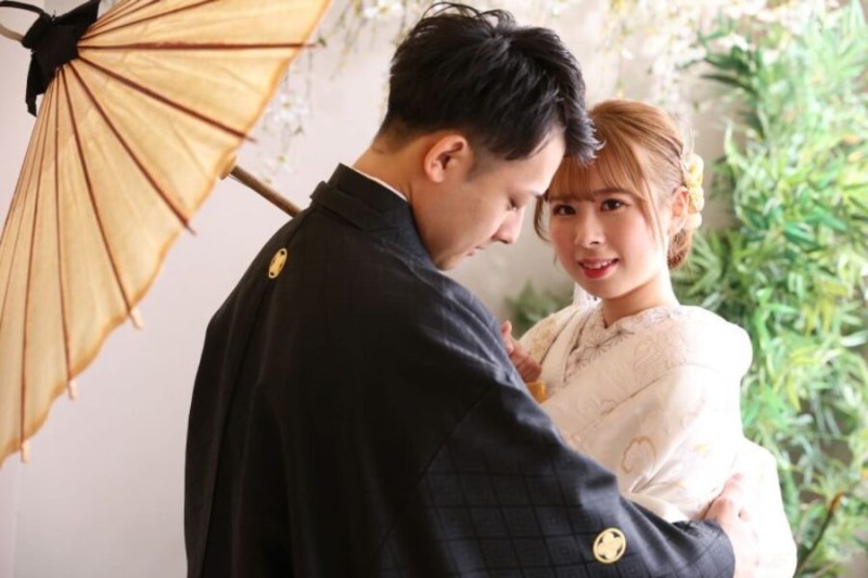 お嫁様の微笑みショット
