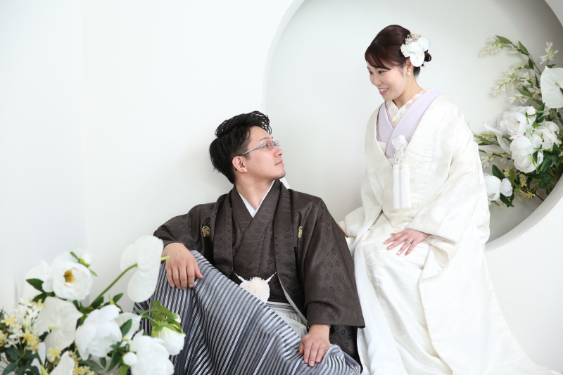 見つめ合いながら