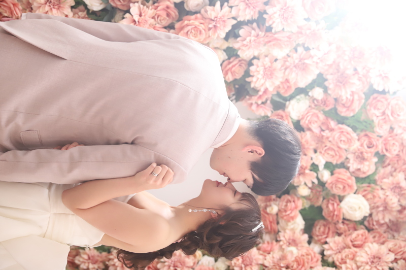 たくさんのお花に囲まれて