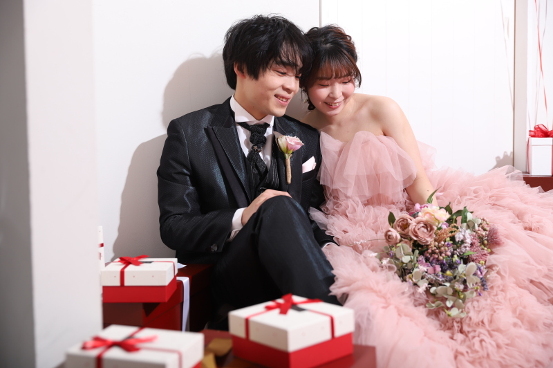 素敵なお持ち込みドレスで撮影!とっても仲良しなお二人をご紹介