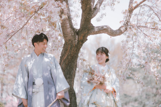 ロケーションとスタジオ両方で撮影されたお二人