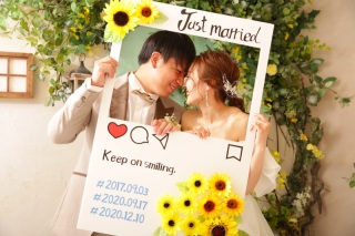 持ち込みアイテムで「ふたりらしさ」を表現