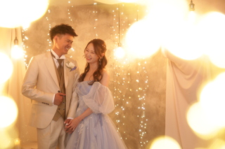 1dayフォトウェディングで撮影のお客様をご紹介