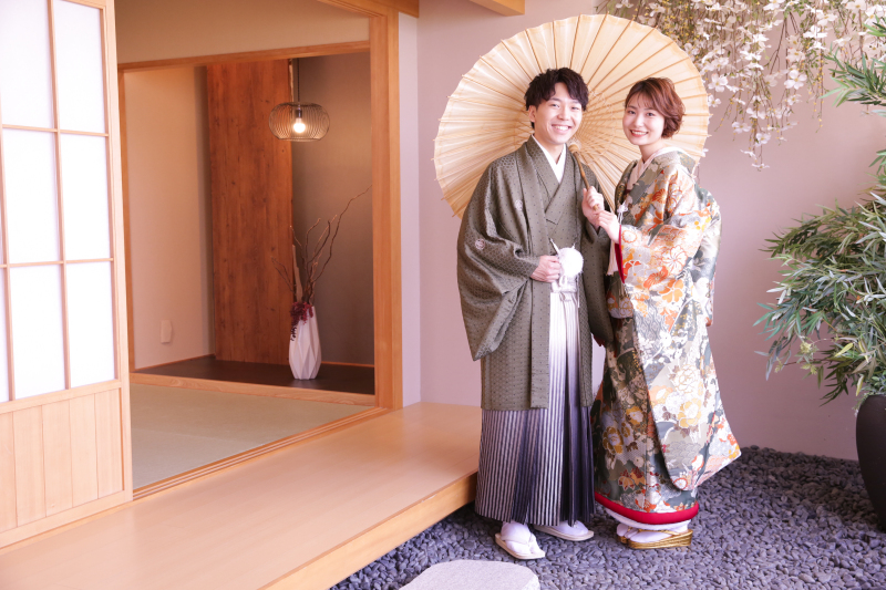 1着目♡ 色打掛で撮影スタート
