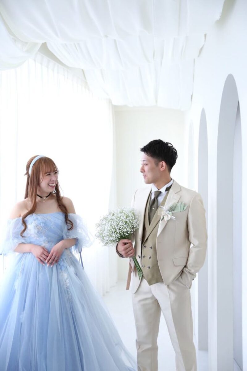 等身大なおふたりの笑顔ショット