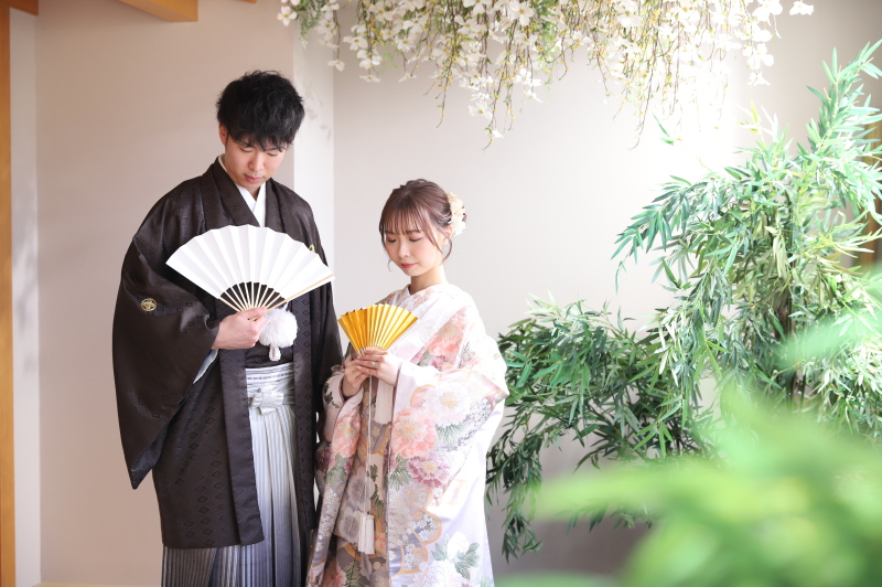 1着目は和装からスタート