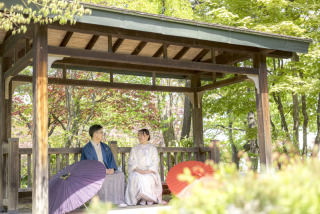 天神山緑地でロケーションフォトを撮影したお客様をご紹介