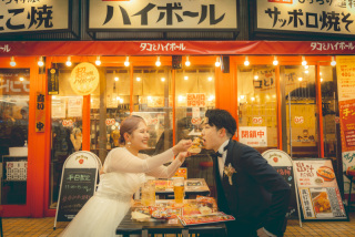 ロケーションプランでおしゃれなシティロケ撮影のおふたり