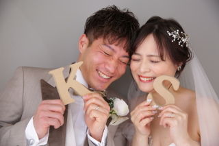 1dayフォトウェディングプランで和洋装3着撮影のおふたり