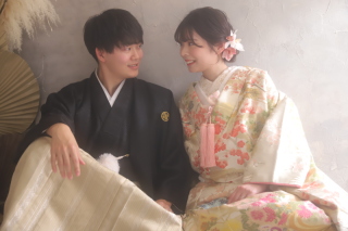 データまるごとプランで和洋装ご撮影のおふたり