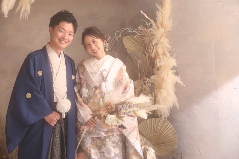 色打掛×紋付袴