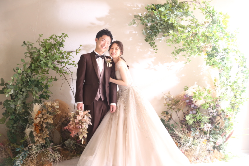 カラードレス×タキシード