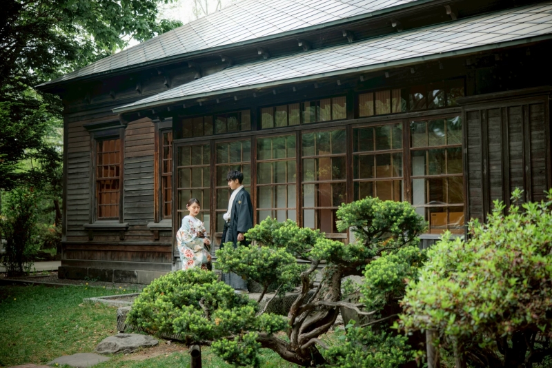 札幌近郊〈旧永山邸〉★ 近距離ロケーションプラン①【即日契約で5%OFF!屋内外可◎庭園と本格和室で和装にこだわる撮影】