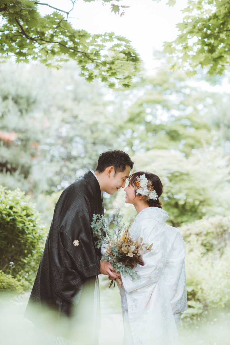 札幌近郊〈天神山緑地〉★ 近距離ロケーションプラン②【即日契約で5%OFF！趣がある日本庭園は和装にぴったり！】