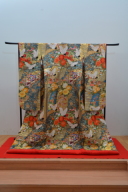 色打掛15　ブルーラメゴールド