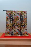 色打掛09　ラメ地ブルー