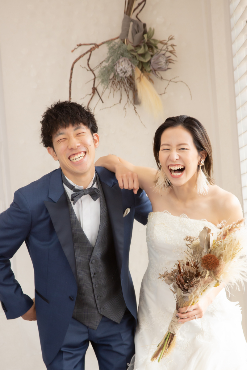 笑顔が絶えない　スタジオ撮影