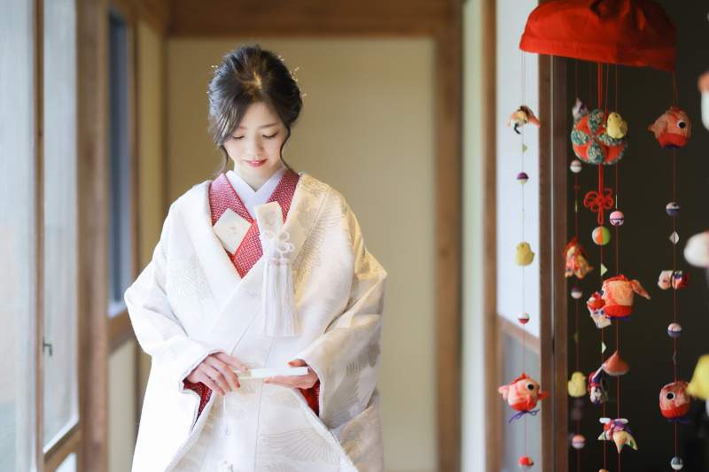 白無垢と色打掛は着替えが簡単!