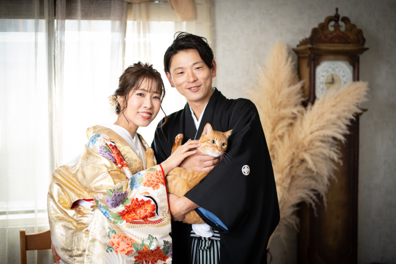 リンドマールフォトスタジオ 北九州 黒崎本店_ペットと一緒に撮影できる