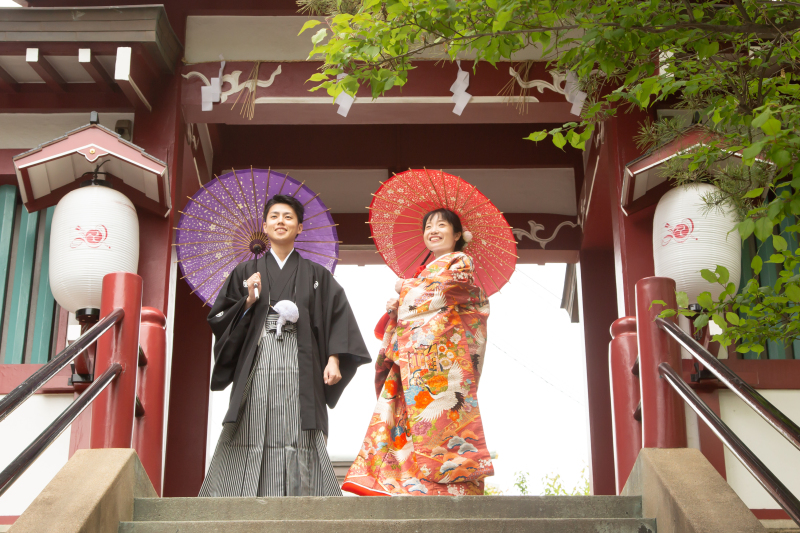 リンドマールフォトスタジオ 北九州 黒崎本店_神社・寺院で撮影できる