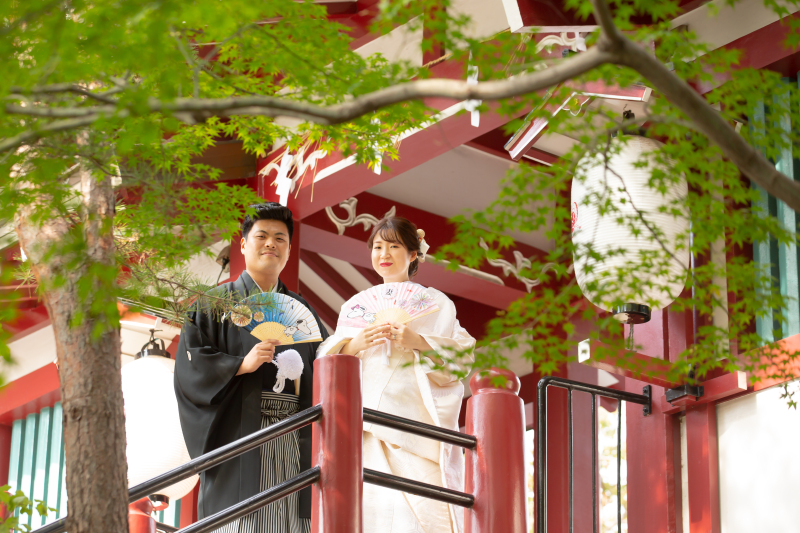 リンドマールフォトスタジオ　北九州 黒崎本店_神社・寺院で撮影できる