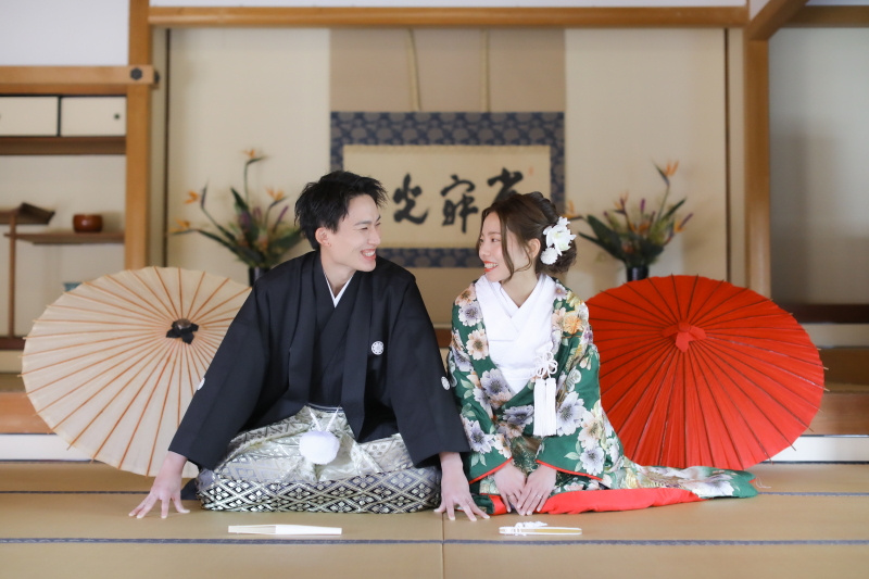 リンドマールフォトスタジオ 北九州 黒崎本店_庭園で撮影できる